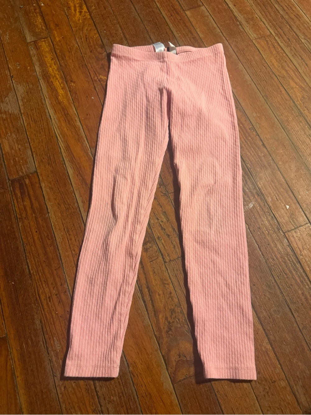 Tea Collection Pink textured  Girls' Leggings size 10